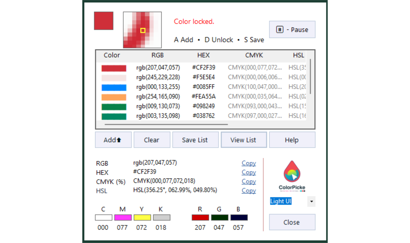 ColorpickeScreenshot